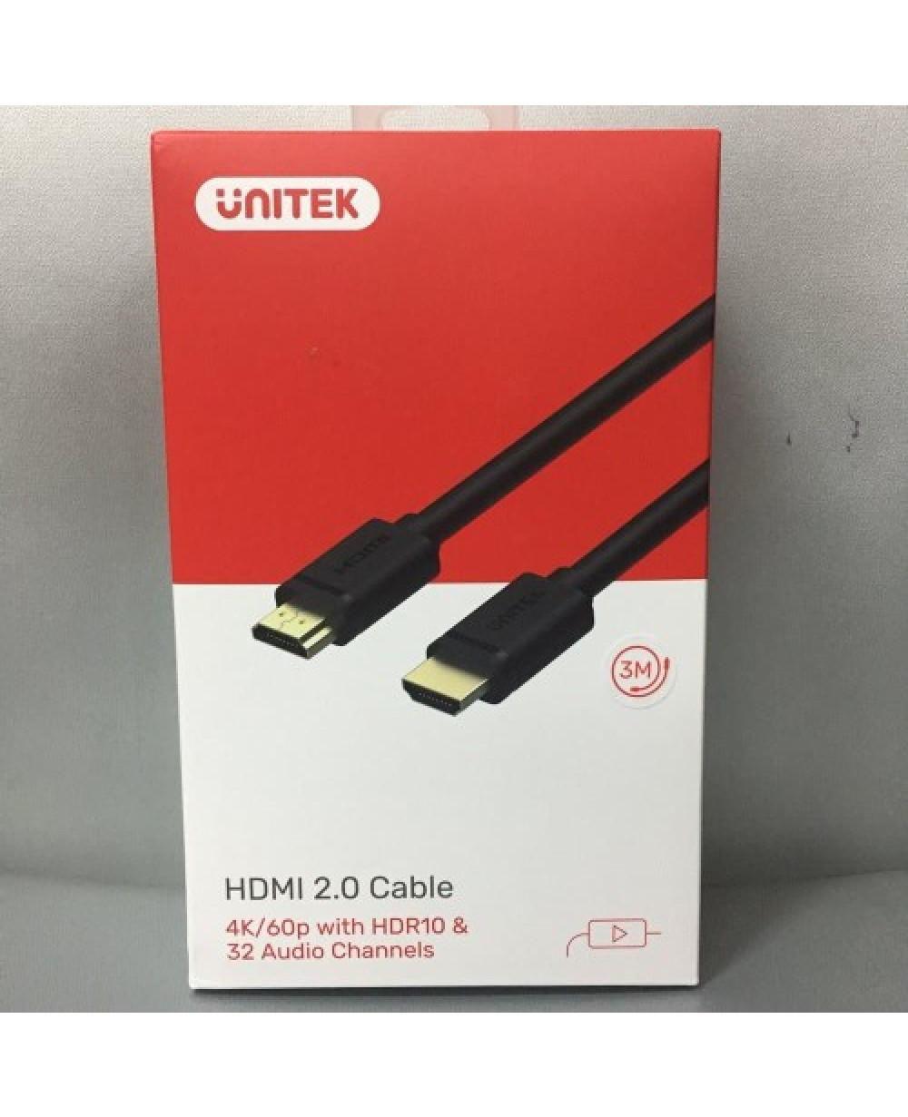 Unitek HDMI 2.0 4K 60Hz Cable 3M (Y-C139M)