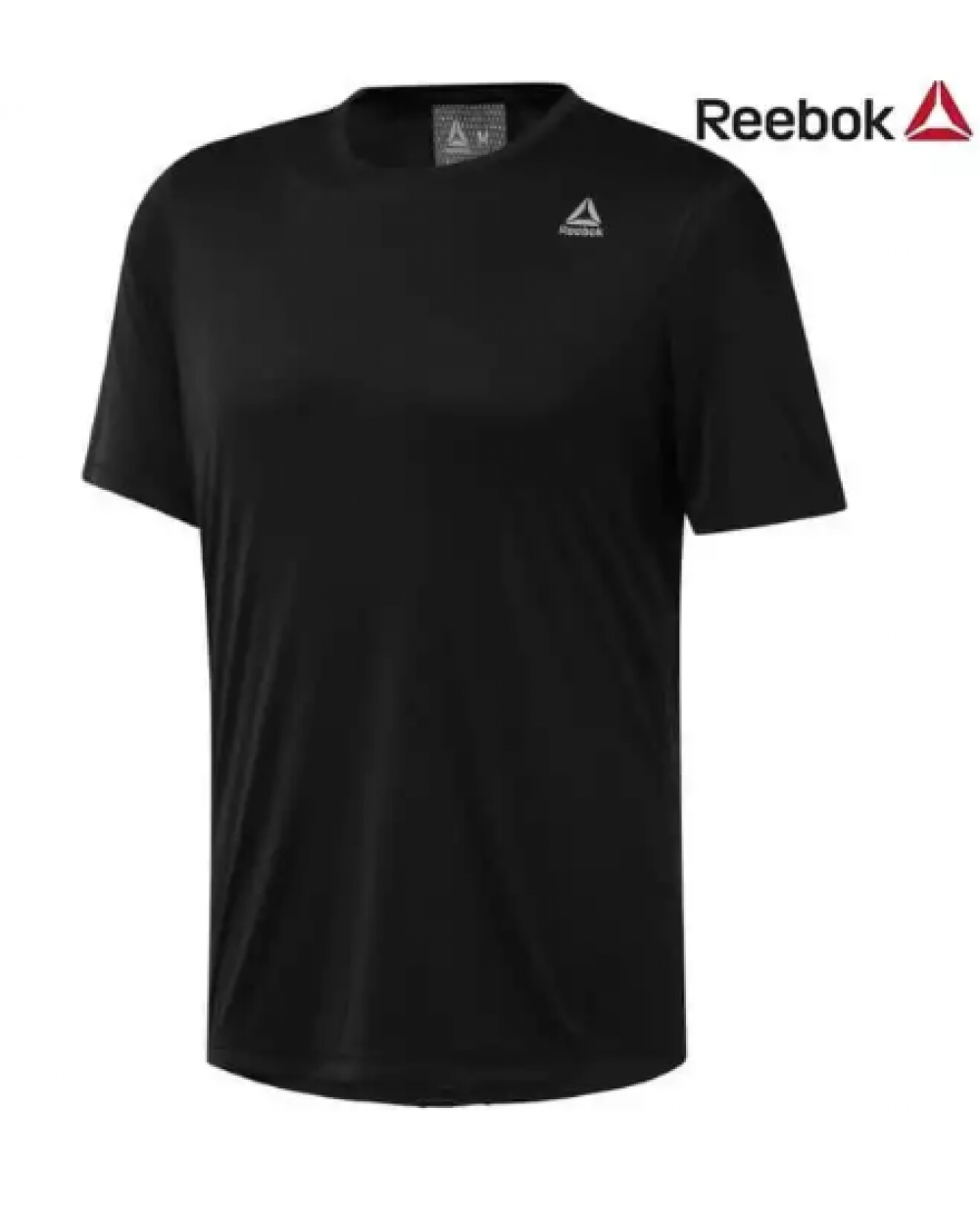 Reebok Run Essentials Black T-Shirt Men 