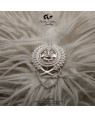 White Feather's Silver Ganesh Brooch For Men