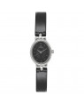 Titan Black Dial Black Leather Strap Watch For Women 2594SL01