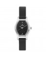 Titan Black Dial Black Leather Strap Watch For Women 2597SL01