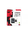 Kingston 64GB MicroSDHC Class 10 Memory Card (With Adapter)