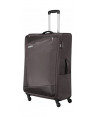 American tourister vienna plus medium spinner checkin trolley suitcase black 57 cm