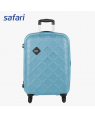 Safari Mosaic 4 Wheels Hard Luggage | 100% Polycarbonate Shell | Colored Beading | Fixed Combination Lock | Medium