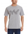 Wildcraft Big Logo Tee Men's Round Neck T-Shirt - Grey 