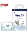 Aiwibi Australian Disposable Breathable Baby Diapers With Elastic Waistband M48+ 1 wipes