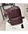 Men’s Exclusive PU Leather Shoulder Backpack Laptop Bag Brown 41001713