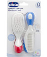 Chicco Brush In Nylon And Comb Set