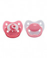 Dr Brown's 963-SPX Ortho Classic Shield Pacifiers Stage 1 Pink 0-M 2 Pack