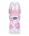 Chicco Well Being Feeding Bottle Pink 150 ml