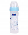 Chicco Well Being Feeding Bottle Blue 250 ml Fast Flow