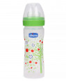 Chicco Well Being Feeding Bottle Green 250 ml Fast Flow 4m+