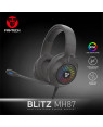 Fantech MH87 Single Jacked Gaming RGB Headphone Black