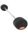 Fixed Rubber Barbell 17.5kg
