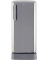 LG 190L Single Door Refrigerator Shiny Steel GLD201ALLB.APZQ