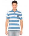 Jockey Blue/White Sleeve Polo T-shirt US93