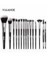 Maange Pro 15pcs Makeup Brushes Set Brush Powder Eyeshadow Make Up Brush With Bag Case