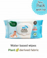 Mother Sparsh 98% Water Based Wipes, Plant Derived Fabric, 80 Pcs