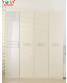 Q&U HongKong Furniture German Quality 10 Year Warranty 4 Door Cabinet 66802-1