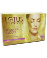 Lotus Herbal Radiant Gold Cellular Glow 4 Facial Kit 