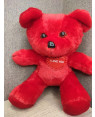 Red Teddy Bear Cute Love Gift Toys 9 Inch 