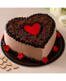 Choco Heart Valentine's Cake1 Pound