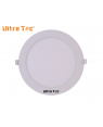 Ultra Tec Recessed LED Panel Light / Round/ 24 Watt