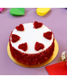 Red Hearts Velvet Cake 1 Pound