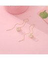 Ximi Vogue Life Stylish Cube Dangle Threader Earrings