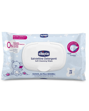 Chicco Wipes 72 Pcs with Flip Cover
