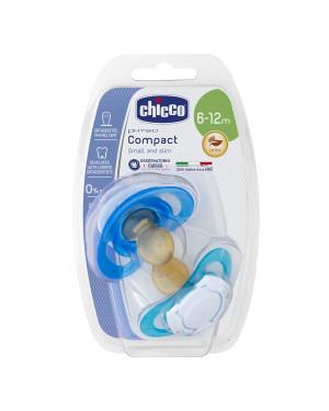 Chicco Soother Compact Blue LTX6-12/6-16M 2PCB 00074822210000