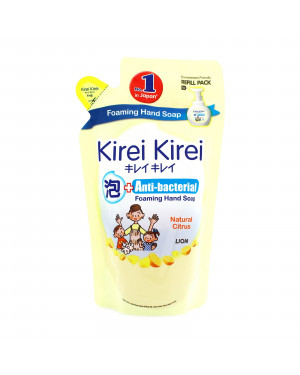 Kirei Kirei Anti Bacterial Foaming Hand Wash Natural Citrus Refill 200ml