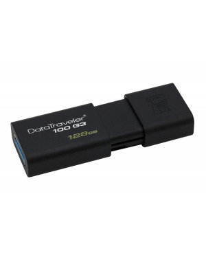 Kingston Digital 128GB 100 G3 USB 3.0 DataTraveler Capless Slider Pen Drive