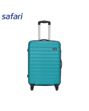 Safari Sonic 4 Wheels Hard Luggage (Small) | 100% Polycarbonate Shell | Fixed Combination Lock | Color- Electric Teal