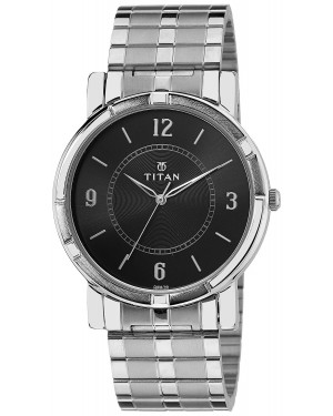 Titan Analog Black Dial Men's Watch 1639SM03