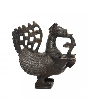Seven Chakra Handicraft-13cm Size Bird Diyo Statue