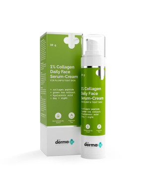 The Derma Co 1% Collagen Daily Face Serum Cream