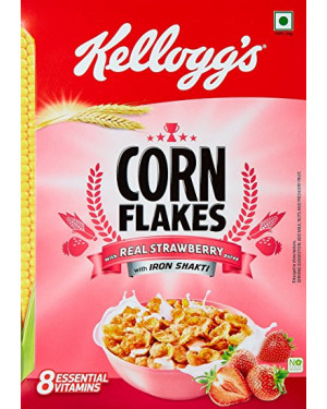 Kellogg's Corn Flakes with Real Strawberry Puree/275 g