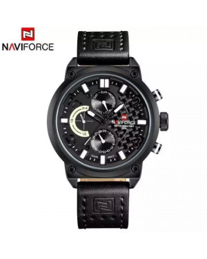 Naviforce Black Dial Analog, Chronograph Watch For Men NF9068M 