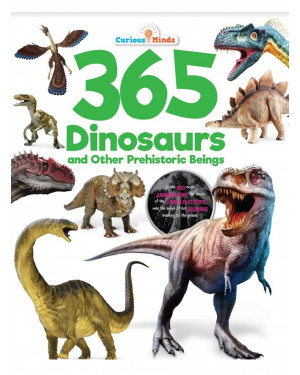 365 Dinosaurs - Premium Quality Padded & Glittered Book by Team Pegasus