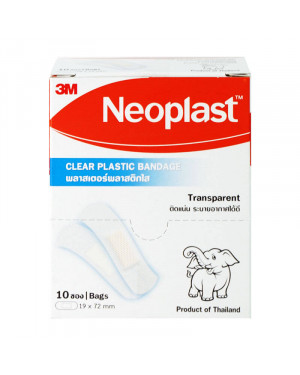 3m Neoplast Clear Plastic Bandage 10 Strips