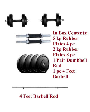 40 Adjustable Dumbbell Set Home Gym Barbell and Dumbbell Set