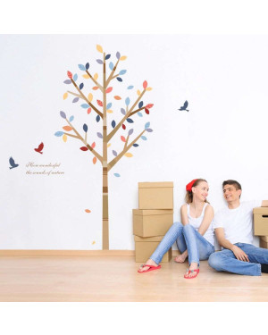 How Wonderful The Sounds Of Natural Tree Wall Sticker