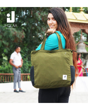 Jholaa Tote Bag for Woman - Green