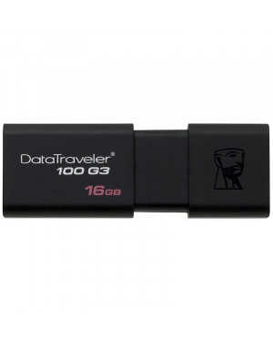 Kingston Digital 16GB 100 G3 USB 3.0 DataTraveler Capless Slider Pen Drive