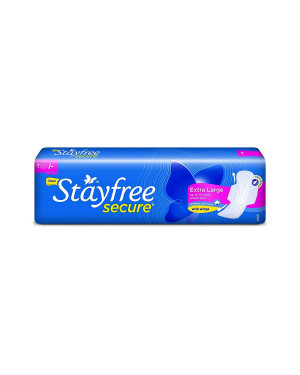 Stayfree Secure Cottony with Wings 6 pads Extra Large