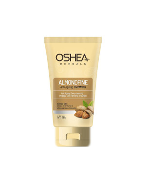 Oshea Herbals Almondfine Anti Agening Face Wash | Deep Cleansing | Hydrates Skin | Tone & Removes Impurities | Almond Oil | Vitamin E 100 Gram