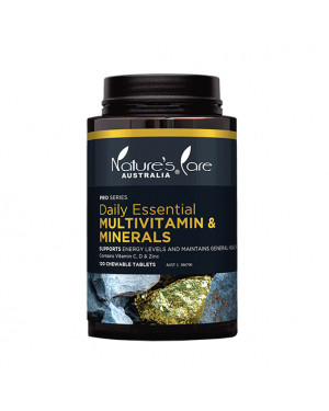 Nature's Care Australia Daily Essential Multivitamin & Minerals 120 Chewable Tablets