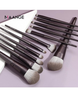 Maange 15 Pcs Professional Soft Nylon Hair Makeup Brush