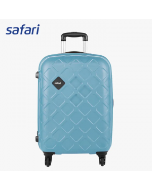 Safari Mosaic 4 Wheels Hard Luggage | 100% Polycarbonate Shell | Colored Beading | Fixed Combination Lock | Large